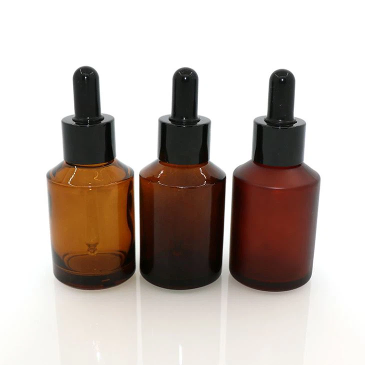 2oz Amber dropper bottle